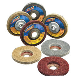 Norton Rapid Finish™ Bear-Tex Unified Wheel, 4-1/2 x 5/8 in-11, Very Fine, Silicon Carbide, 12000 rpm (547-66261023943) Pack of 10