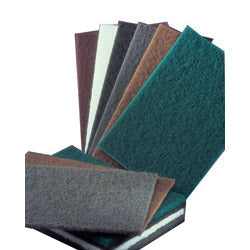 Norton Bear-Tex Hand Pads, Medium, Aluminum Oxide, 6 in x 9 in, Dark Tan (547-66261074000) Case of 40