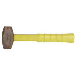 Nupla Ergo Power® Non-Sparking Brass Hammer, 2-1/2 lb Head, 12 in SG Handle (545-30-525) Each