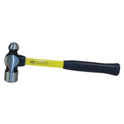 Nupla Classic Ball Pein Hammer, Fiberglass Handle, 11 in, Carbon Steel 8 oz Head (545-21-008) Each