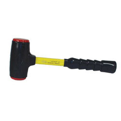 Nupla Extreme Power Drive Dead-Blow Hammers, 2 lb Head, 13 3/4 in Handle, Yellow (545-10-062) Each