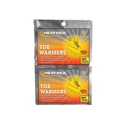 Occunomix HEAT PAX™ Hand and Foot Warmer, 4.84 in L x 3.78 in W, Iron; Water;Vermiculite; Cellulose; Activated Carbon; Salt, Orange (561-1106-10TW) 1 Pack