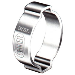 Oetiker 2-Ear Zinc-Plated Hose Clamp, 15/16 in OD, 0.831 in-0.984 in dia, 0.394 in W (320-10100032) Each