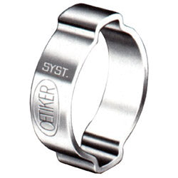 Oetiker 2-Ear Zinc-Plated Hose Clamp, 9/16 in OD, 0.492 in to 0.591 in Diameter, 0.295 in W (320-10100019) Case of 100