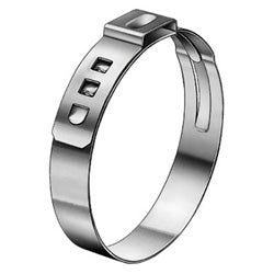 Oetiker Stepless Ear Clamps, 1/2" Dia, 0.524"W, UNS S30400 or DIN 1.4301 (320-16700010) Each