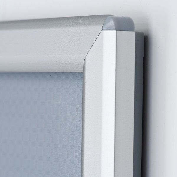 MT Displays Opti Frame 5'' X 7'' Poster Size 0,55" Silver Color Profile, Mitred Corner, With Back Support (UCP145N157x2000) Each