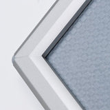 MT Displays Opti Frame 5'' X 7'' Poster Size 0,55" Silver Color Profile, Mitred Corner, With Back Support (UCP145N157x2000) Each