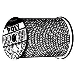 Orion Ropeworks Monofilament Twisted Poly Ropes, 1,080 lb Cap., 600 ft, Polypropylene, Yellow (811-350080-00600-R0278) Each