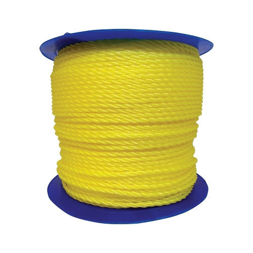 Orion Ropeworks Monofilament Twisted Poly Ropes, 1,200 ft, Polypropylene, Yellow (811-350080-01200-R0329) Each