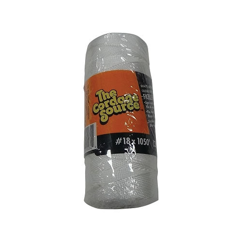 Orion Ropeworks Twisted Nylon Twine, 18 lb Cap., 1,050 ft, Nylon, White (811-82-WA) Each