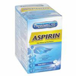 PackIt® PhysiciansCare® Aspirin, 325 mg, 2 pk/50 pk per Box (579-90014) Each