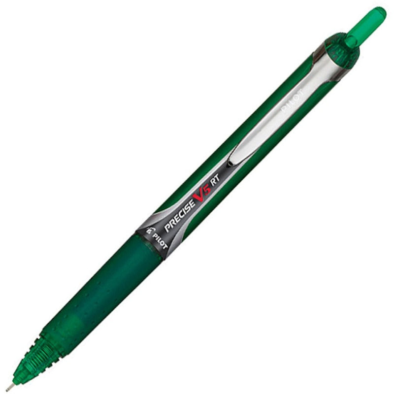 Pilot Rollerball Pen, Retract, .5mm, Ext Fine Pt, 12/BX, GN Barrel/Ink (PIL26065DZ) 1 Dozen