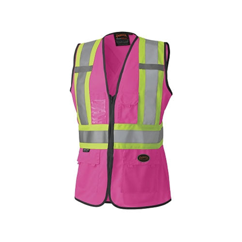 Pioneer 139PKU Ladies Mesh Vest, Size 2XL, Pink (852-V1021840U-2XL) Each