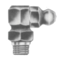 Plews 90 Degree Short Grease Fitting 1/4&quot; -28 (570-11-113) Pack of 10