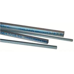 Precision Brand Square Zinc Plated Keystocks, 1 in x 12 in, 4 per bundle (605-14500) Each