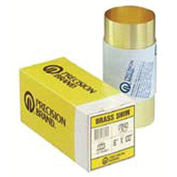 Precision Brand Brass Shim Stock Rolls, 0.1, Brass, 0.001" x 100" x 6" (605-17135) 1 Roll
