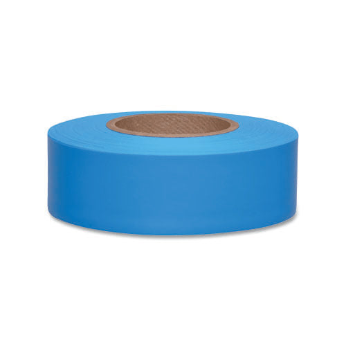 Presco Taffeta Flagging Tape, 1-3/16 in x 150 ft, Flourescent Blue (764-TFBG) Case of 12