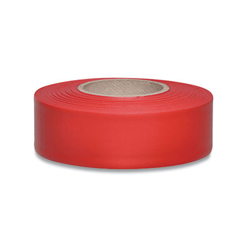 Presco Taffeta Flagging Tape, 1-3/16 in x 300 ft, Red (764-TFR) Case of 12