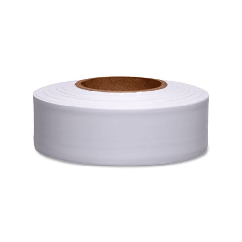 Presco Taffeta Flagging Tape, 1-3/16 in x 300 ft, White (764-TFW) Case of 12