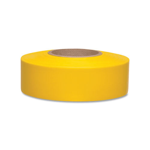Presco Taffeta Flagging Tape, 1-3/16 in x 150 ft, Yellow (764-TFY) Case of 12