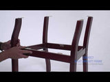 Boss Modern Captain's Guest, Accent or Dining Chair in Slate Grade Commercial Grade Linen (B9540DW-SG) Each