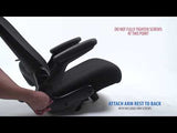 Boss Mesh Heavy Duty Flip Arm Task Chair, 400 lb Weight Capacity (B601-BK) Each