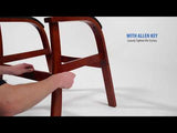 Boss Mid Back Wood Finished Guest, Accent or Dining Chair (B8999-M) Each