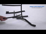 Boss Mid Back Armless Guest Chair, 300 lb capacity, Antimicrobial Vinyl, Black (B9595AM-BK) Each