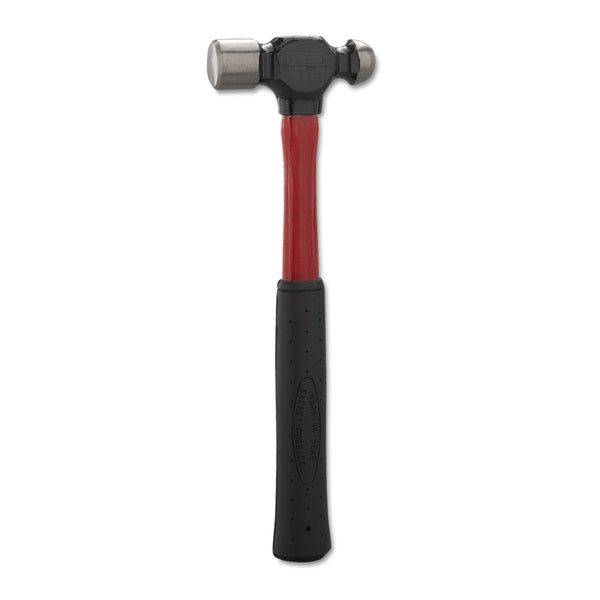 Proto Ball Pein Hammer, Straight Fiberglass Handle, 13 in, Forged Steel 16 oz Head (577-1316PGD) Each