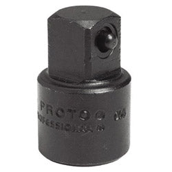 Proto Impact Socket Adapter, 1/2 in Female Dr, 3/8 in Male Dr, 1-7/16 in L, Pin Lock (577-7651) Each
