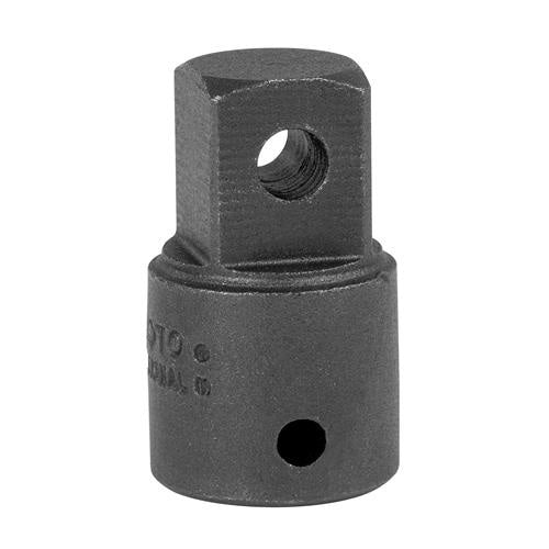 Proto Impact Socket Adapter, 1/2 in Female Dr, 3/4 in Male Dr, 2-1/8 in L, Pin Lock (577-7652) Each