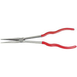 Proto Long Reach Needle Nose Pliers, Forged Alloy Steel, 11-9/16 in (577-240G) Each