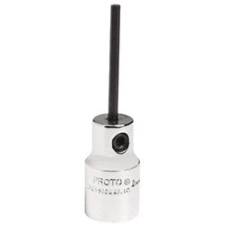 Proto Metric Drive Socket Bits, 1/4 in Drive, 2.5 mm Tip (577-4770-25M) Each
