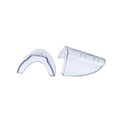 Radians Slip-On Sideshield, 2 in Wide, Clear (292-99705) 1 Pair