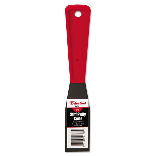 Red Devil 4700 Series Putty/Spackling Knives, 1 1/4 in Wide (630-4701) Each