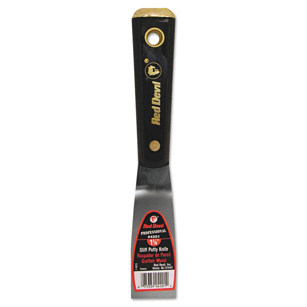 Red Devil 4200 Professional Series Putty Knife, 2 in W, Stiff Blade (630-4205) Each