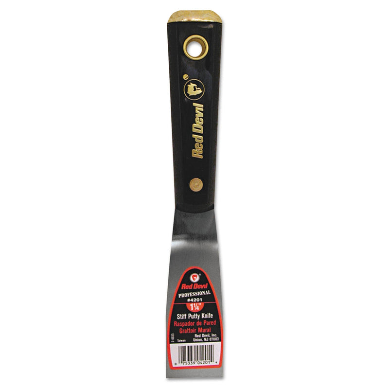 Red Devil 4200 Professional Series Putty Knife, 2 in W, Stiff Blade (630-4205) Each