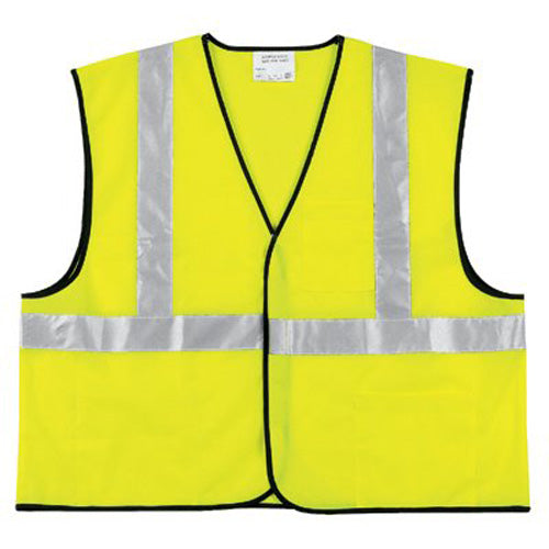 River City™ Class II Economy Safety Vest, X-Large, Lime (611-VCL2SLXL) Each