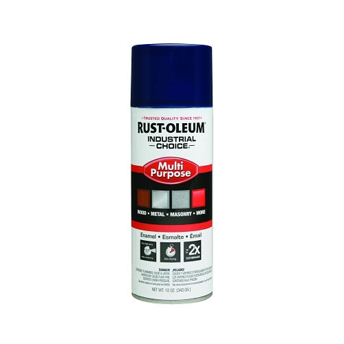 Rust-Oleum Industrial Choice 1600 System Enamel Aerosols, 12 oz, Regal Blue, High-Gloss (647-1622830V) Case of 6