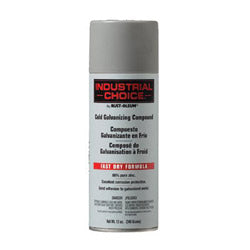 Rust-Oleum Industrial Choice 1600 System Galvanizing Compound, 16 oz Aerosol Can (647-1685830) 6 Cans