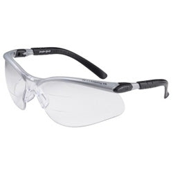 Safewaze BX Safety Eyewear, +1.5 Diopter Polycarbon Anti-Fog Lenses, Silver/Black Frame (247-11457-00000-20) Each