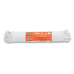 Samson Cotton Core Sash Cord, 600 lb Capacity, 100 ft, Cotton, White (650-004024001060) Each