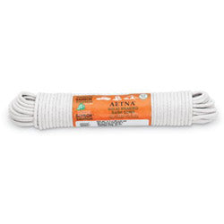 Samson Interlocked Sash Cord, 1,350 lb Capacity, 100 ft, Cotton, White (650-002020001060) Each