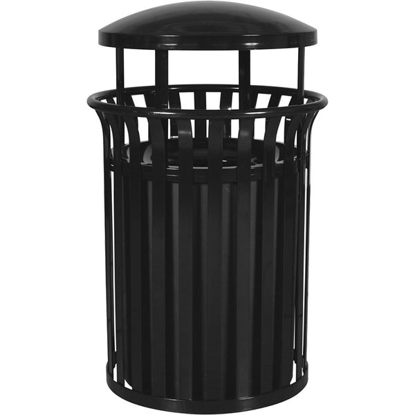 Streetscape Classic Trash Receptacle with Rain Hood (5223) Each