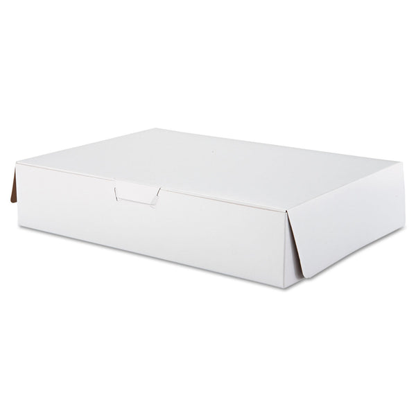 Southern Champion Tuck-Top Bakery Boxes, 19w x 14d x 4h, White, 50/Carton (SCH1029) Case of 50