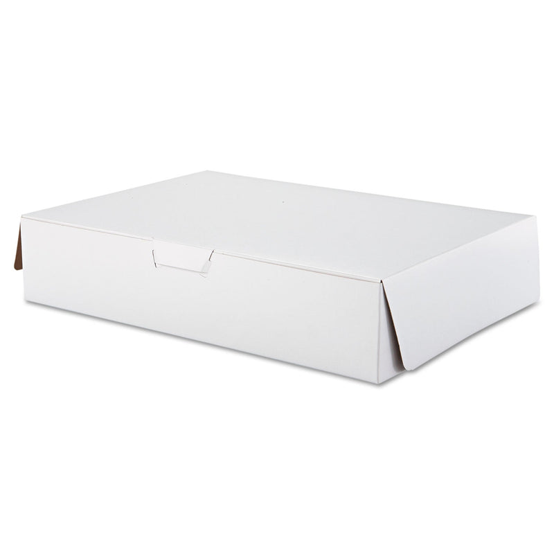 Southern Champion Tuck-Top Bakery Boxes, 19w x 14d x 4h, White, 50/Carton (SCH1029) Case of 50