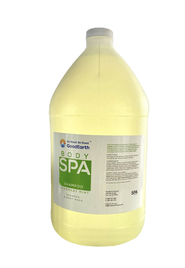 Spa Body Rosemary Mint Shampo - 3 gallon case pack