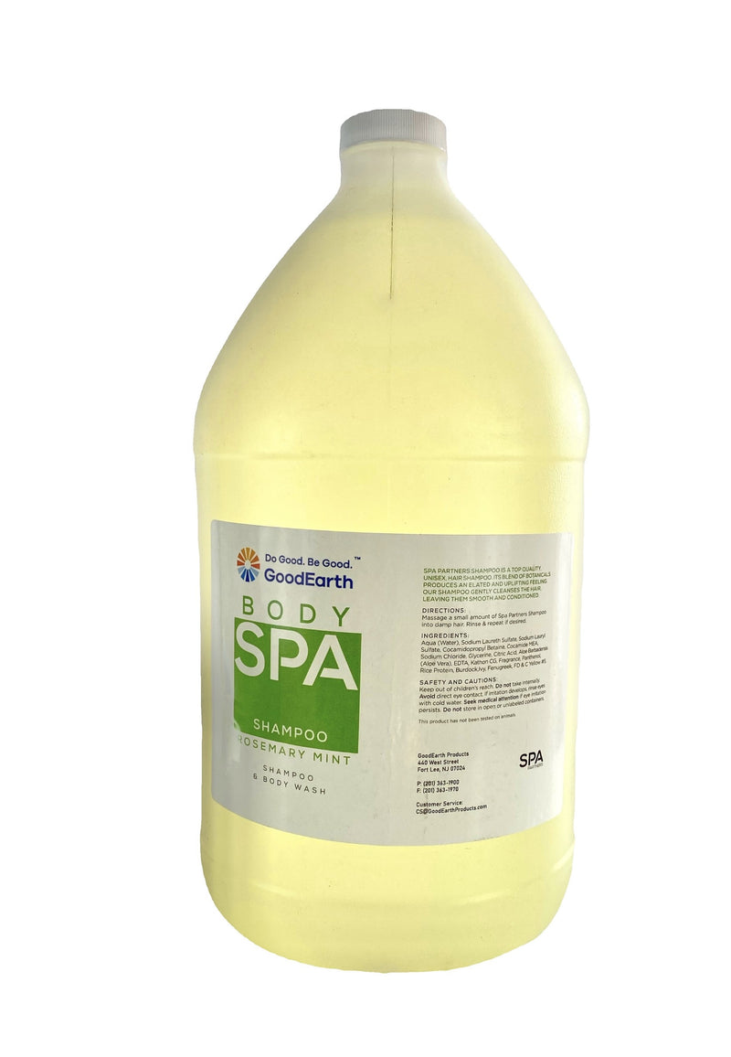 Spa Body Rosemary Mint Shampo - 3 gallon case pack