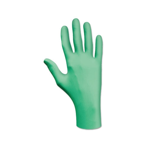 Showa Disposable Natural Rubber Latex Gloves, Lightly Powdered, 5 mil, Large, Green (845-1005L) Each