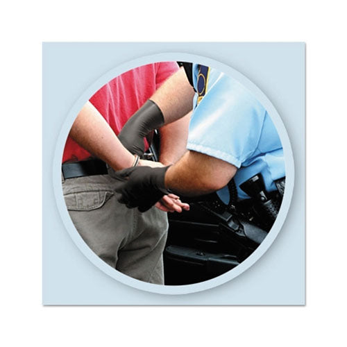 Showa N-DEX® 9700 Series Disposable Nitrile Gloves, Powder Free, 6 mil, Medium, Black (845-9700PFM) Each